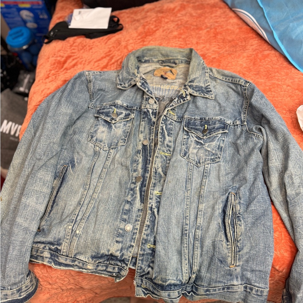 Vintage American eagle oversized Denim Jacket